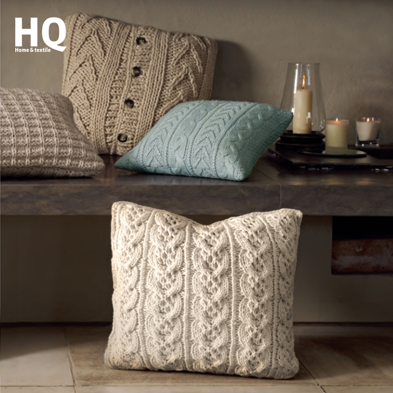 抱枕靠垫护腰美式粗毛线针织沙发客厅办公室样板间午休靠背靠枕套|msdalam kategori rumah Fabrik, bantal/bantal - dari Buy2taobao.com untuk memberikan perkhidmatan ejen Taobao profesional membeli