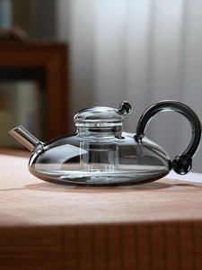 加厚财鼠壶家用花茶壶套装煮下午水果茶玻璃茶具耐热杯子北欧风轻