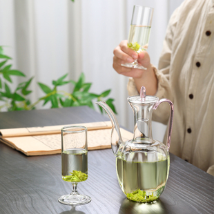 花茶壶玻璃水壶仿宋泡茶执壶宋代烧水茶具耐高温电陶炉专用煮茶器