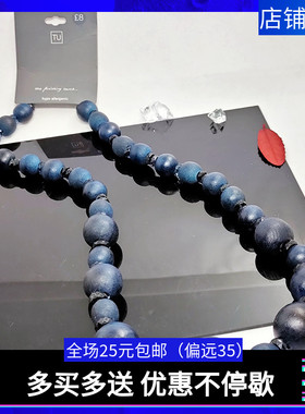 普兰大珠子木质夸张毛ins古着