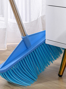 家用大号软毛扫把室内瓷砖木地板加大加长杆长柄轻便弹性扫帚扇面
