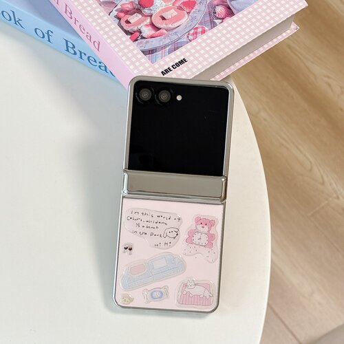 可爱电镀果冻滴胶贴纸手机壳