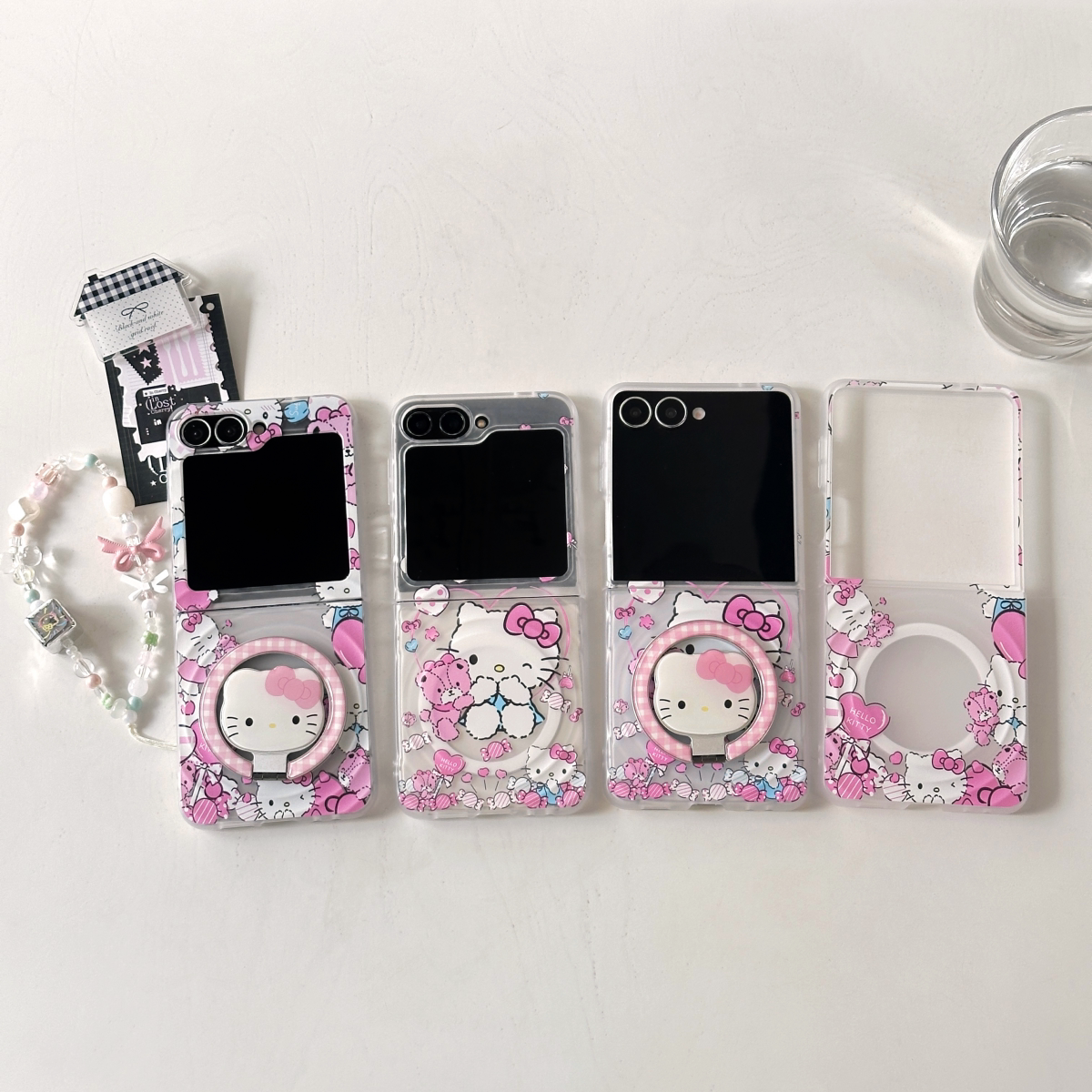 卡通气球爱心kitty磁吸支架