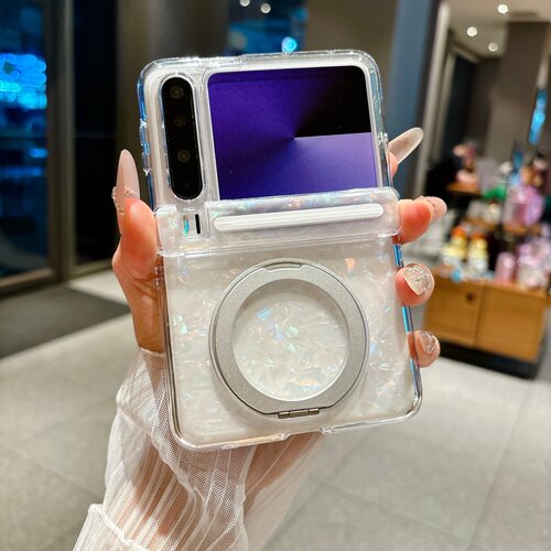 磁吸充电360旋转支架防摔壳
