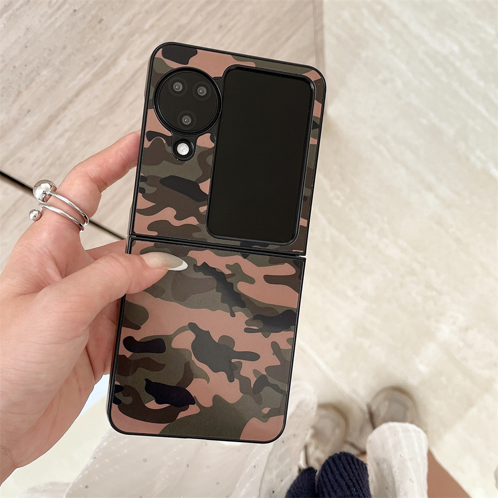 简约ins个性迷彩适用OPPO手机壳