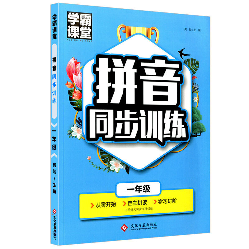 小学语文同步专项训练小学一年级拼音从零开始自主拼读学习进阶测试
