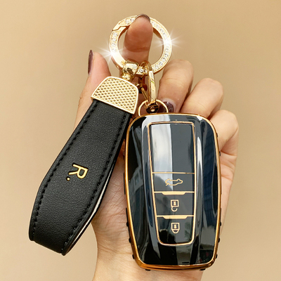 适用丰田22/23/24款卡罗拉雷凌汽车保护遥控器男女钥匙包外套扣壳