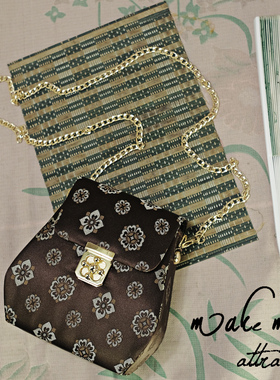 复古女包新中式国风包刺绣包高级感腋下包唐风汉服包包文艺旗袍包