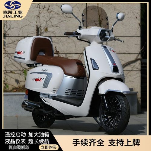 嘉陵工业嘉鹏牌赛格踏板摩托车