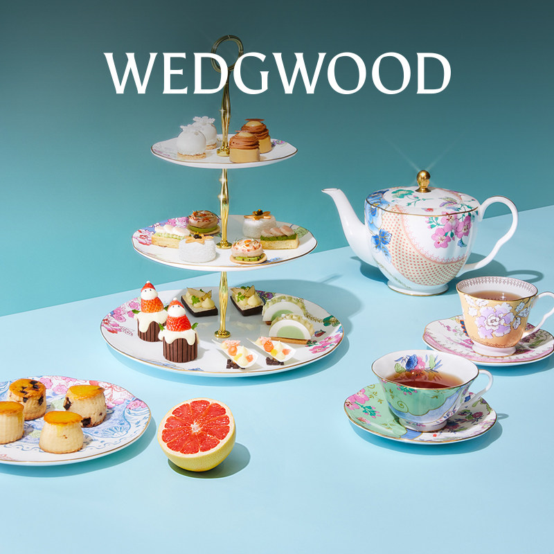 WEDGWOOD花间舞蝶壶杯碟茶具套装