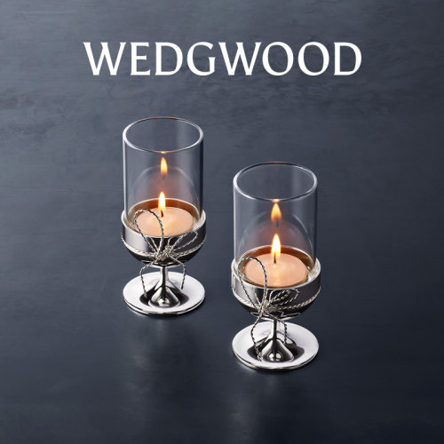 wedgwood王薇薇爱之结绳烛台