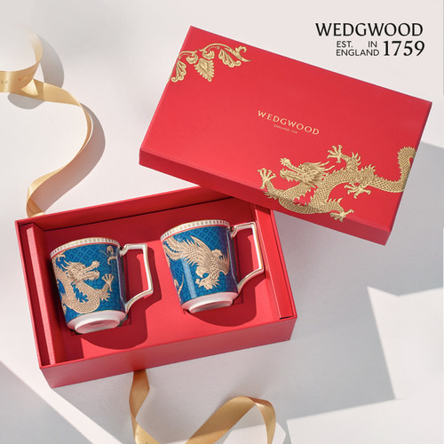 【结婚礼物】WEDGWOOD威基伍德东方传奇骨瓷对杯礼盒乔迁礼