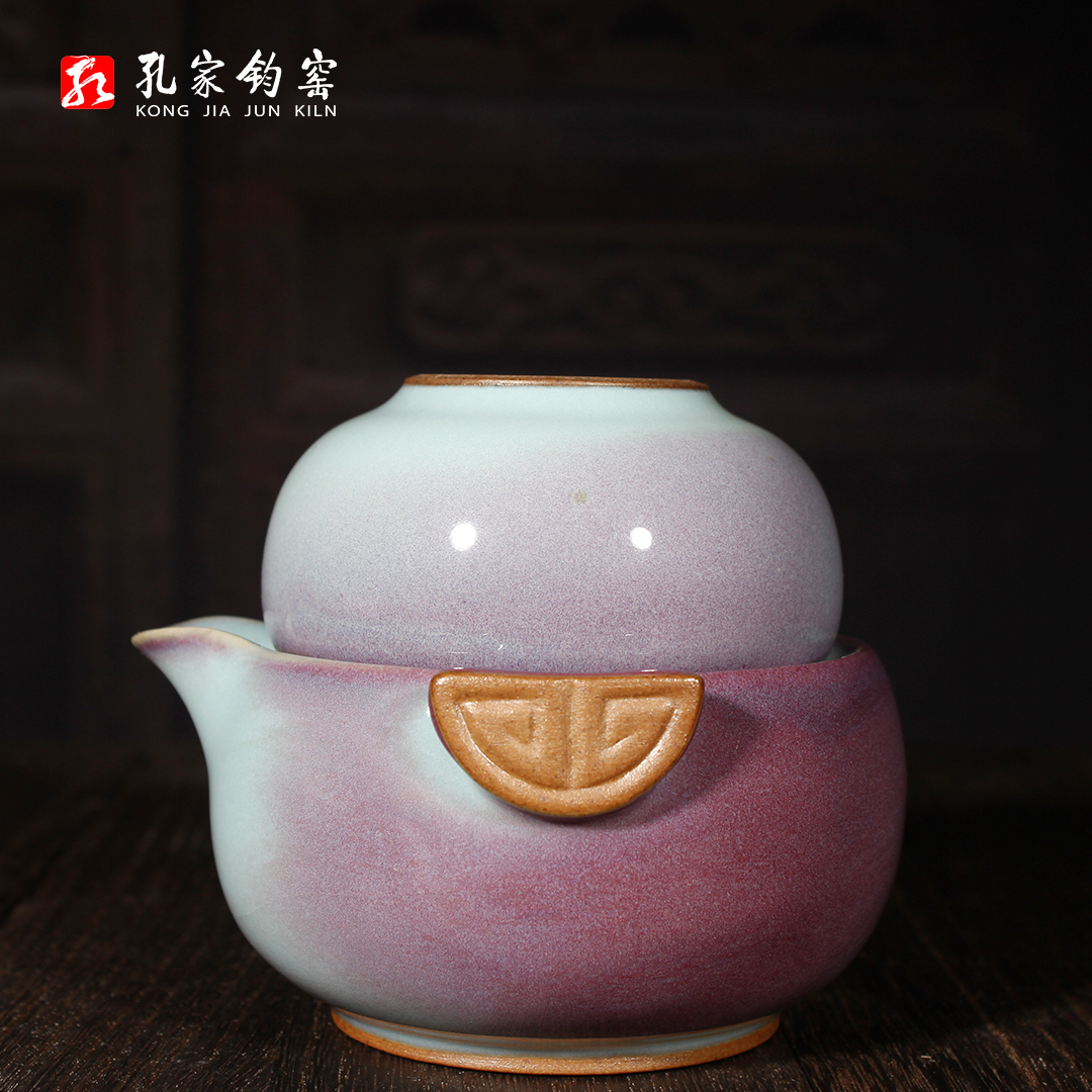 钧瓷快客杯孔家钧窑陶瓷美人醉