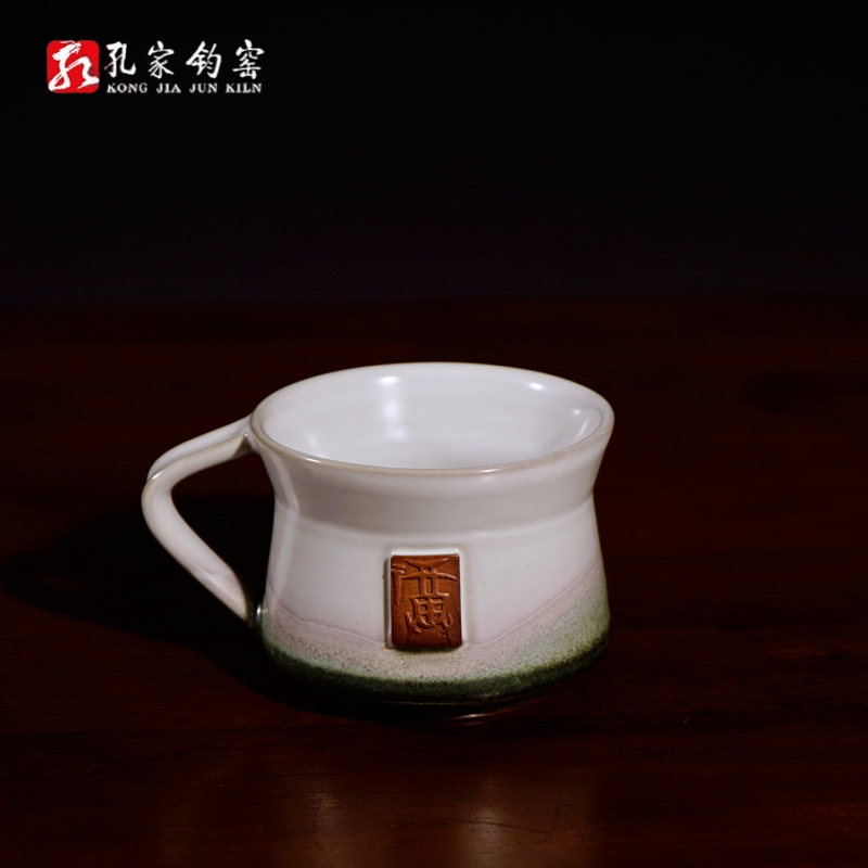 孔家钧窑牛奶咖啡杯150ml