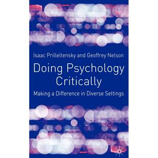 预售 Doing Psychology Critically英文原版 Bloomsbury