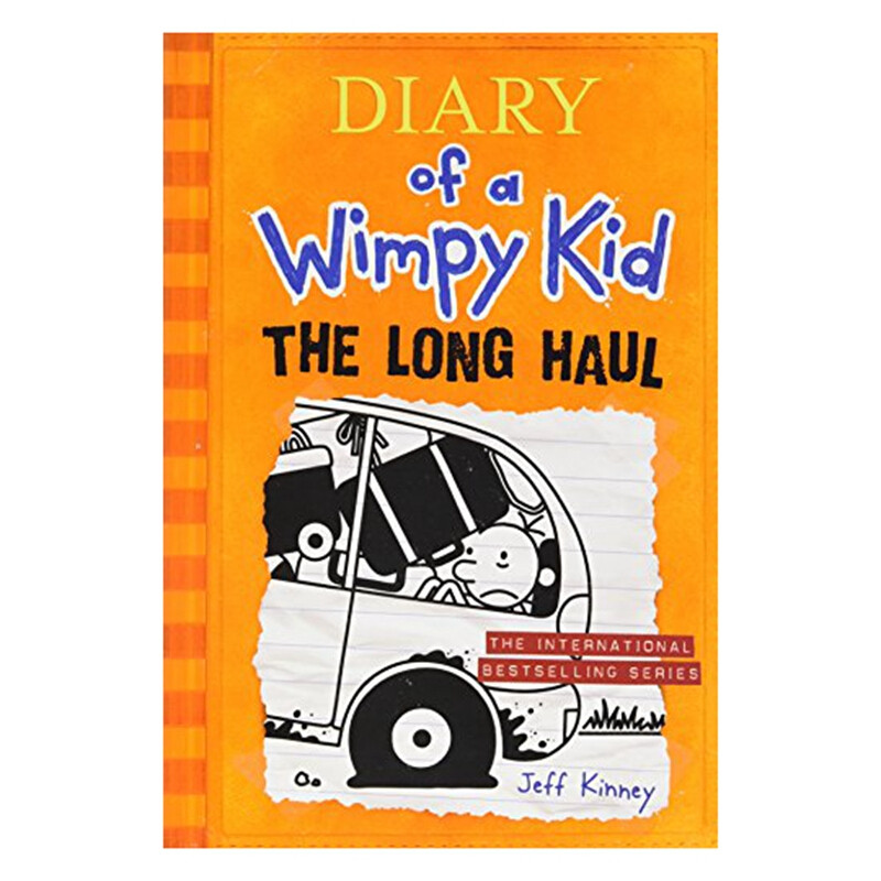 原版英文diary of a wimpy kid book 9 小屁孩日记9:美版平装儿
