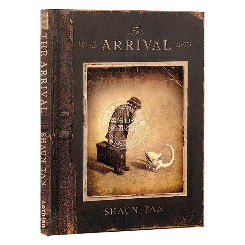 抵岸 到达 英文原版 The Arrival 爸爸去哪了 澳洲华裔插画师陈志勇 无字绘本 Shaun Tan 平装