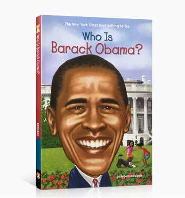 Who Is Barack Obama?进口英文原版 Who Is Barack Obama? 奥巴马是谁?名人传记系列 中小学生课外阅读读物 Who Was系列书籍