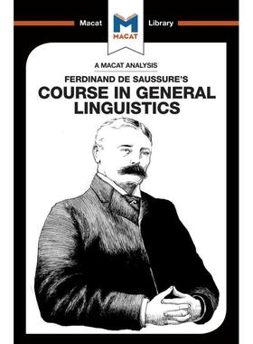 按需印刷 费迪南德&middot;索绪尔的普通语言学课程分析An Analysis of Ferdinand de Saussure's Course in General Linguistics