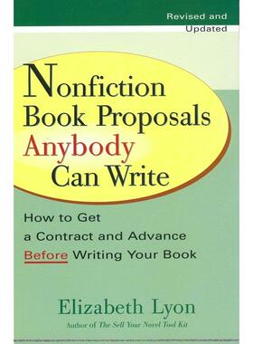 Nonfiction Book Proposals Anybody Can Write企鹅兰登 英文原版