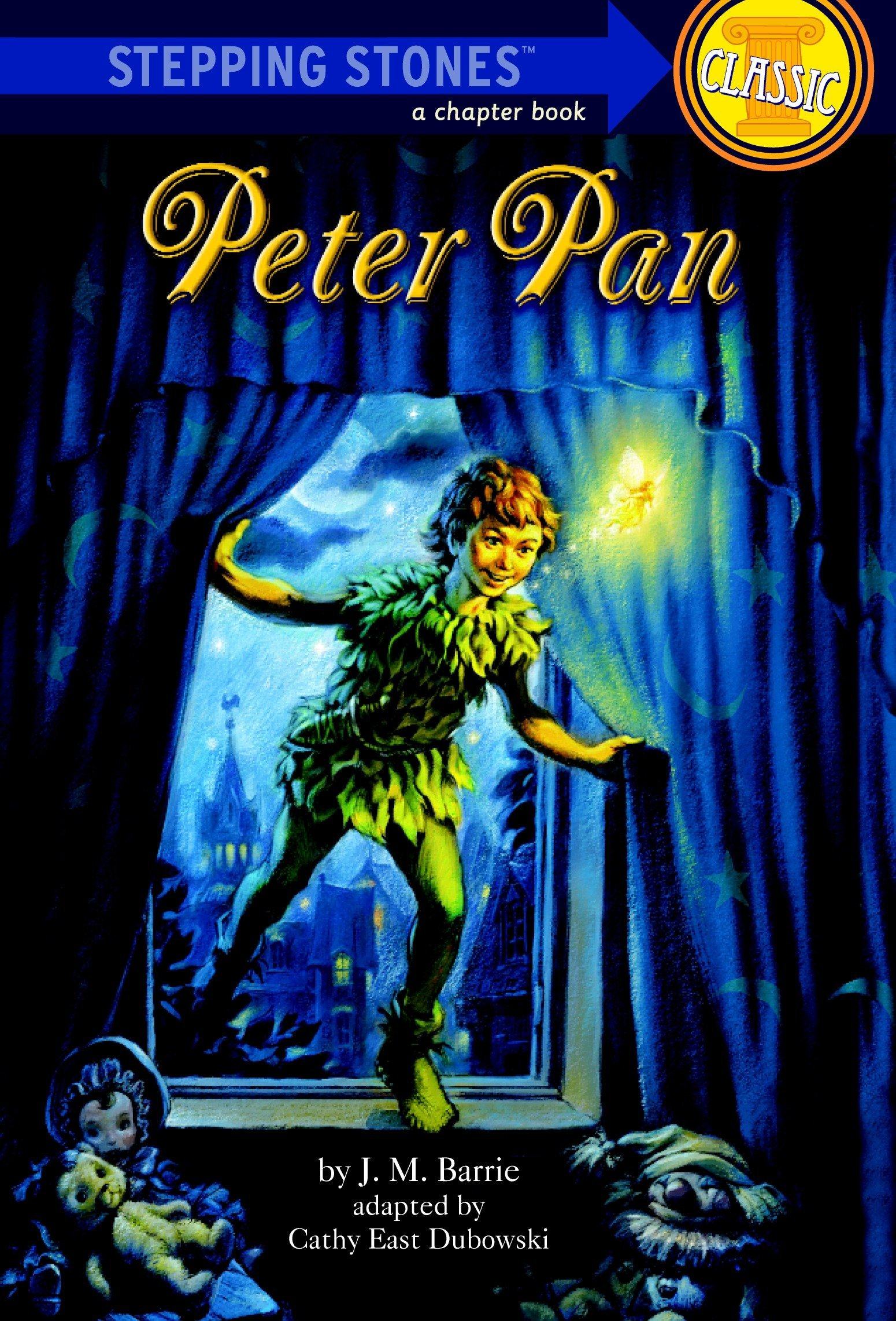 []  peter pan 彼得潘 兰登经典文学初级章节书 stepping stone book