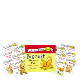 Biscuit Phonics Fun 12本饼干狗自然拼读I can read 汪培珽早教图画书