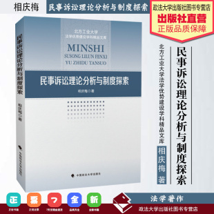 民事诉讼理论分析与制度探索 书籍 北方工业大学法学优势建设学科精品文库 相庆梅 社 中国政法大学出版 正版