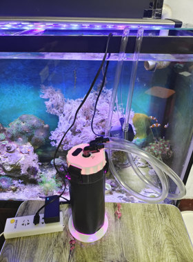 UAS藻桶ATS藻盒海缸外置黑色藻桶过滤桶除藻营养盐底缸过滤器净化