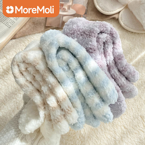 4双装MOREMOLI冬季保暖女珊瑚绒