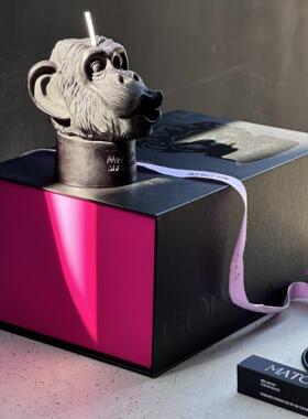 啵啵猩猩香薰蜡烛原创小众礼物