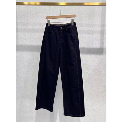 复古明线人字纹牛仔裤GM25805