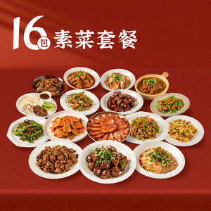 齐善素食全家福套餐佛家零食纯素素菜素肉豆制品礼盒大全厂家直销