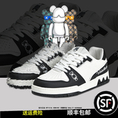 子女鞋 暴力熊男鞋 官方旗舰店2025秋冬小众设计透气运动休闲板鞋 潮