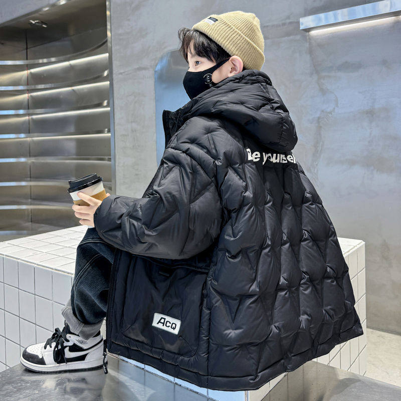 男童冬季加厚羽绒棉服2025新款中大童冬款棉衣儿童冬装外套棉袄潮
