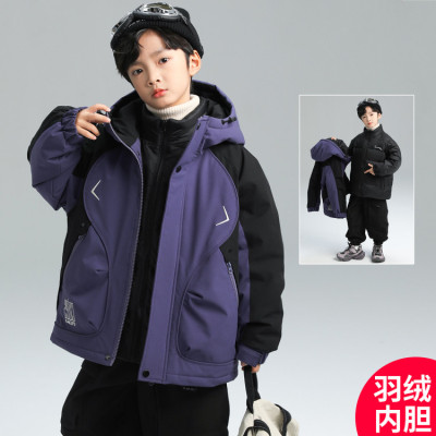 男童羽绒服2025新款冬季棉服外套