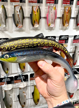 欧洲大牌大尺寸路亚软饵T尾Stinger铅头钢丝钓组新疆狗鱼石斑龙趸