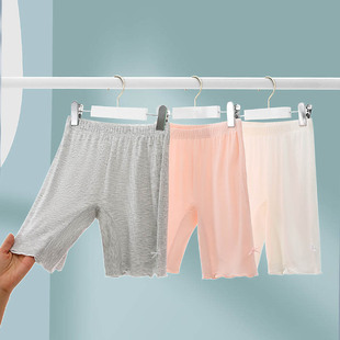 夏五分裤 打底平角短裤 女童安全裤 薄款 防走光安全裤 莫代尔保险裤
