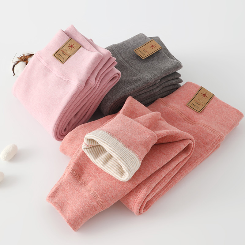 男童保暖裤冬季加厚德绒女童打底裤宝宝内穿秋裤棉裤双层儿童裤子