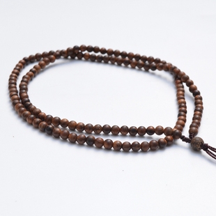 高端吊坠挂绳文莱沉香木珠项链玉坠绳和田白玉石黄金翡翠玉挂件绳