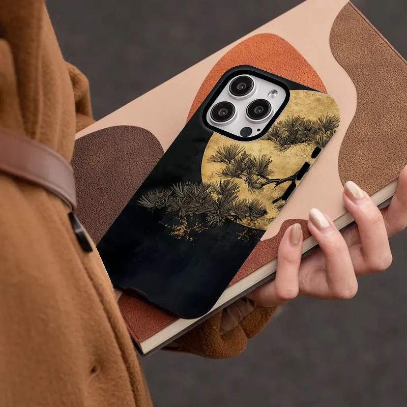 金月夜松适用oppoa3pro手机壳a2x新款a97a96a58a57a93s防摔a53s男5g一加ace5pro3v女款1+13情侣oneplus12套11