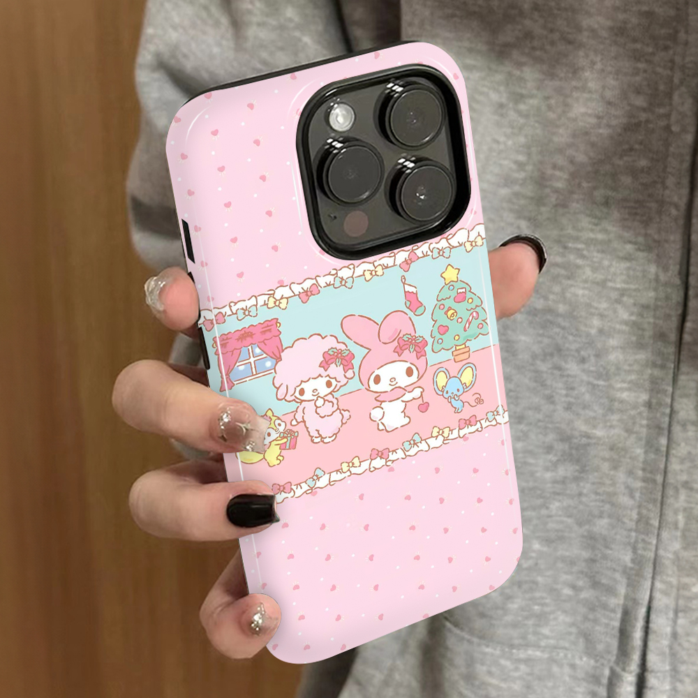 美乐蒂适用苹果16promax手机壳iPhone17pro新款15plus防摔14菲林13男12xsmax女款11xr情侣3se2外壳7套8plus