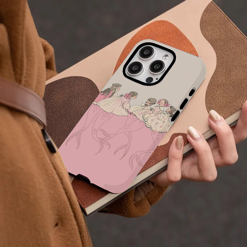 人鱼公主适用oppoa3pro手机壳a2x新款a97a96a58a57a93s防摔a53s男5g一加ace5pro3v女款1+13情侣oneplus12套11