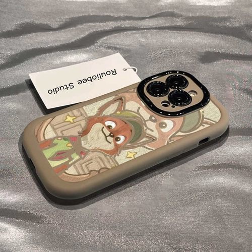 开心狐狸适用vivoy200手机壳iQOO12新款11硅胶neo5s男vivo女款y78防摔y53s情侣t2x软壳iQOOz8x保护u1套y100