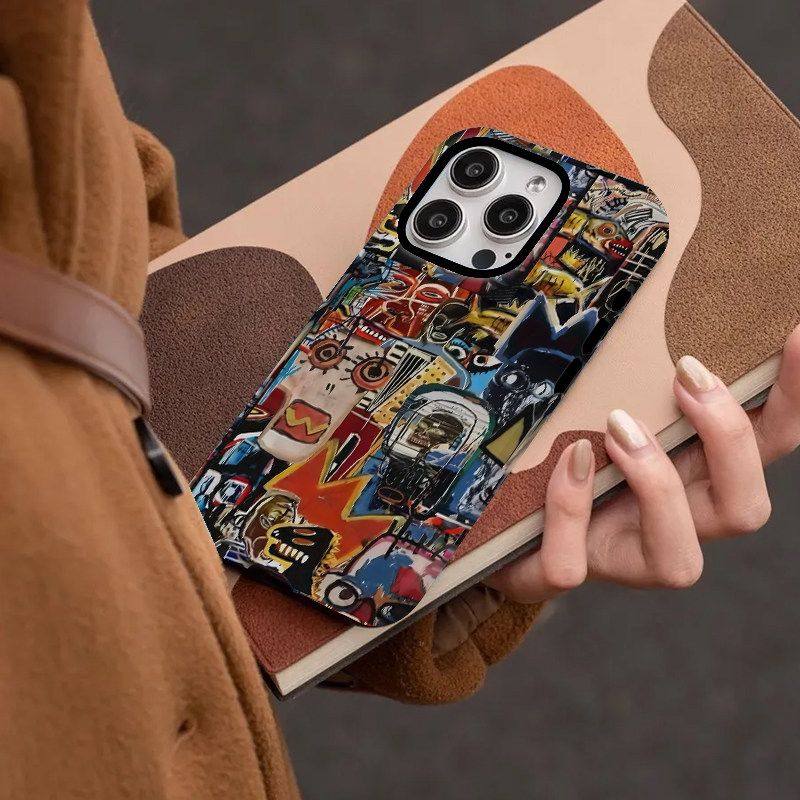 艺术涂鸦适用oppoa3pro手机壳a2x新款a97a96a58a57a93s防摔a53s男5g一加ace5pro3v女款1+13情侣oneplus12套11