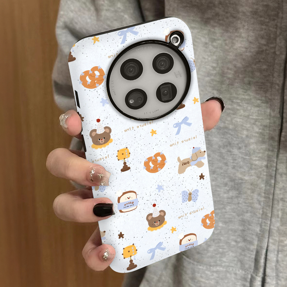 小熊面包适用一加13T手机壳12新款ace5pro防摔ace3菲林男ace2v女款acepro情侣oneplusace竞速版10pro保护套