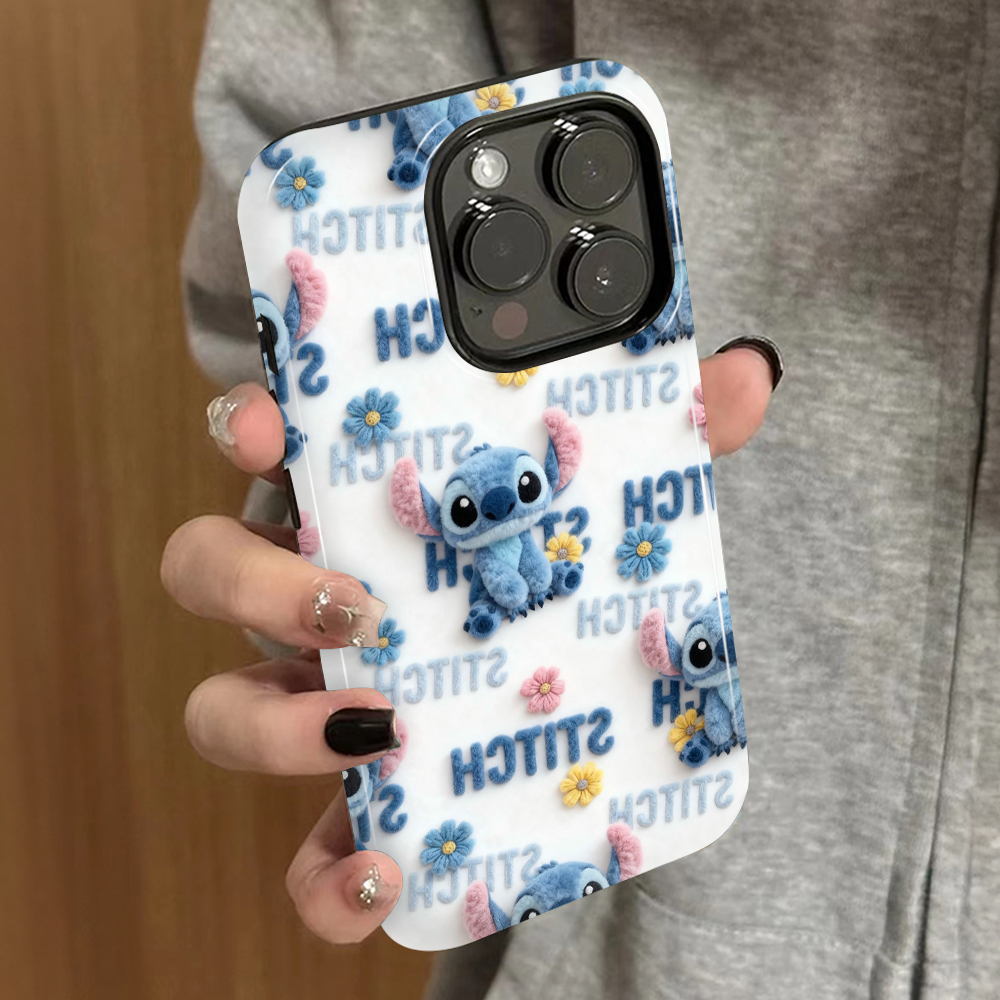 蓝史迪仔适用苹果16promax手机壳iPhone17pro新款15plus防摔14菲林13男12xsmax女款11xr情侣3se2外壳7套8plus