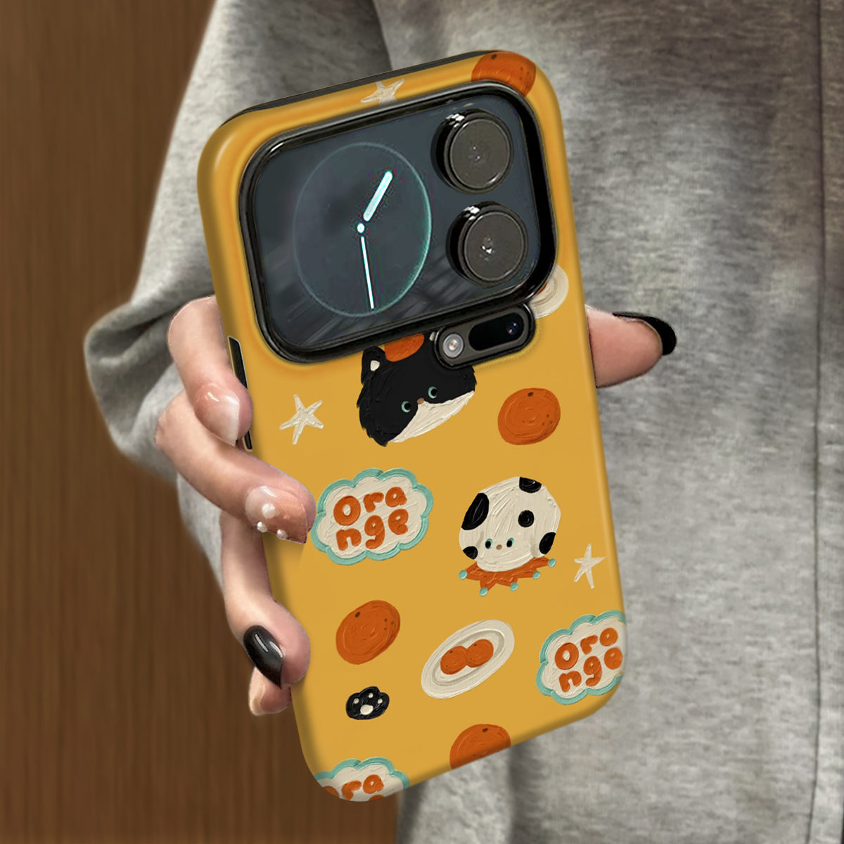 橙子小猫适用小米17手机壳15新款14ultra13男12x女款11红米k90k80k60k50k70e至尊版note15pro+turbo4套civi3