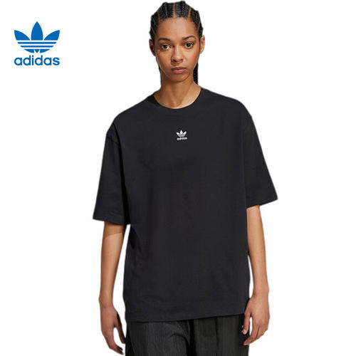 adidas阿迪达斯三叶草女子运动休闲短袖T恤IY7321