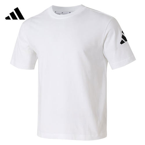 adidas阿迪达斯男子运动休闲短袖T恤JC9296