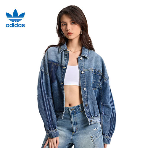 adidas阿迪达斯三叶草女子运动休闲夹克外套KR5042